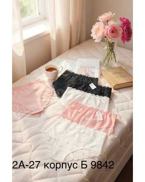 ТРУСИКИ ТКАНЬ 40% COTTON;40% VISCOSA; 10% ELASTAM;10% ALTRE FIBRE