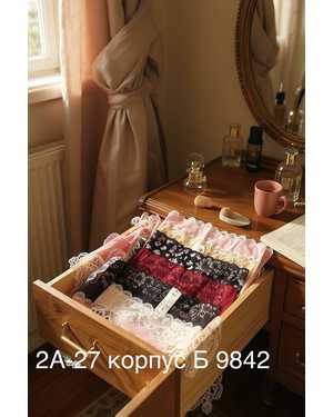 ТРУСИКИ ТКАНЬ 40% COTTON;40% VISCOSA; 10% ELASTAM;10% ALTRE FIBRE