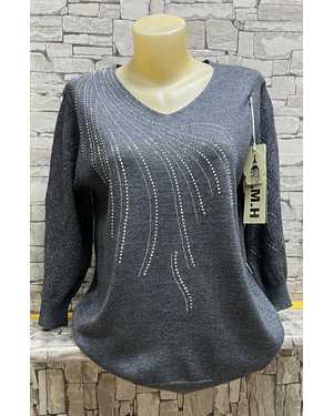 СВИТЕР ТКАНЬ 65% COTTON, 35% POLYESTER