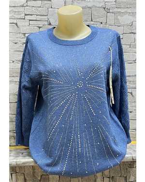 СВИТЕР ТКАНЬ 65% COTTON, 35% POLYESTER