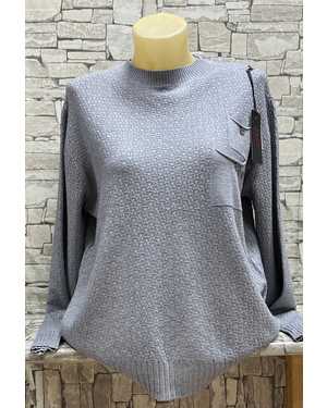 КОФТА ТКАНЬ 70% COTTON, 20% CASHMERE, 10% ELASTANE