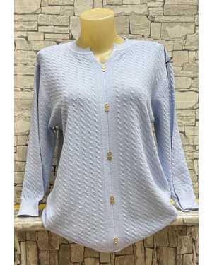 КОФТА ТКАНЬ 70% COTTON, 20% CASHMERE, 10% ELASTANE