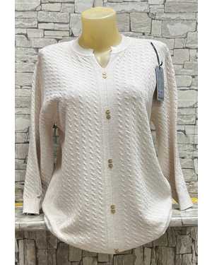 КОФТА ТКАНЬ 70% COTTON, 20% CASHMERE, 10% ELASTANE