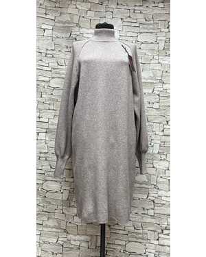 ПЛАТЬЕ ТКАНЬ 70% COTTON, 20% CASHMERE, 10% ELASTANE