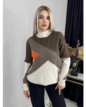 СВИТЕР ТКАНЬ 48% КАШЕМИР, 29% ШЕРСТЬ, 18% ХЛОПОК, 5% ЭЛАСТАН