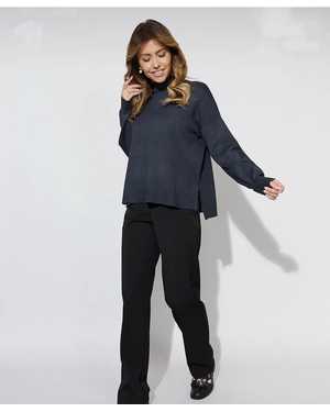 СВИТЕР ТКАНЬ 48% CASHMERE, 29% WOOL, 18% COTTON, 5% ELASTANE