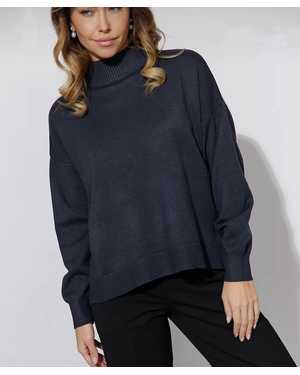 СВИТЕР ТКАНЬ 48% CASHMERE, 29% WOOL, 18% COTTON, 5% ELASTANE