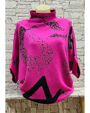 СВИТЕР ТКАНЬ 70% ХЛОПОК, 20% КАШЕМИР, 10% ЭЛАСТАН