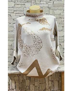 СВИТЕР ТКАНЬ 70% ХЛОПОК, 20% КАШЕМИР, 10% ЭЛАСТАН