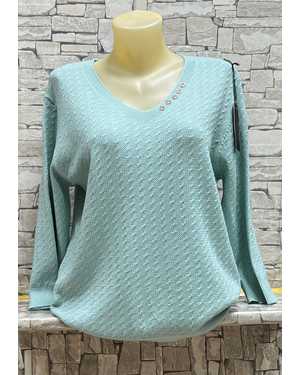 КОФТА ТКАНЬ 70% COTTON, 20% CASHMERE, 10% ELASTANE