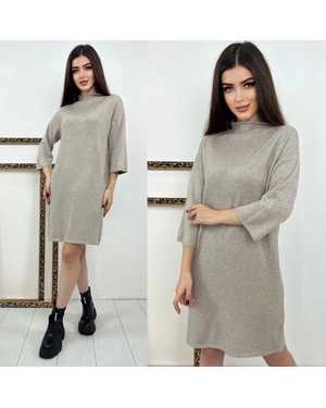 ПЛАТЬЕ ТКАНЬ 60% COTTON, 20% ELASTANE, 10% CASHMERE, 10% ANGORA