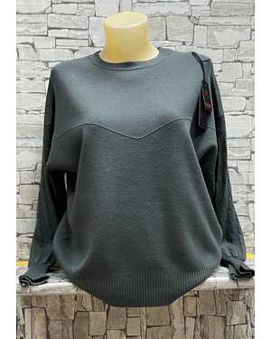 СВИТЕР ТКАНЬ 70% COTTON, 20% CASHMERE, 10% ELASTANE