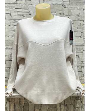 СВИТЕР ТКАНЬ 70% COTTON, 20% CASHMERE, 10% ELASTANE