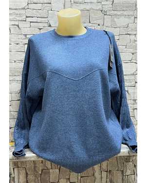 СВИТЕР ТКАНЬ 70% COTTON, 20% CASHMERE, 10% ELASTANE