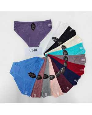 Женские трусики. В упаковке 10шт Один размер разные цвета