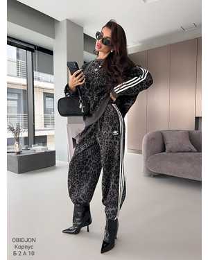 Женский костюм Утеплённый с начесом Фабричный Китай