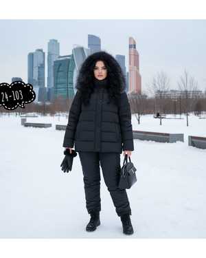 ЖЕНСКИЙ КОСТЮМ ДВОЙКА ТКАНЬ ХАЛОФАЙБЕР