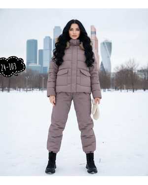 ЖЕНСКИЙ КОСТЮМ ДВОЙКА ТКАНЬ ХАЛОФАЙБЕР