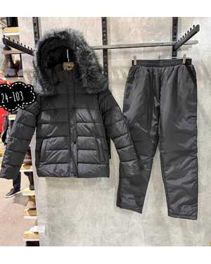 ЖЕНСКИЙ КОСТЮМ ДВОЙКА ТКАНЬ ХАЛОФАЙБЕР