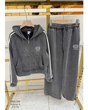 Женский костюм Утеплённый с начесом Фабричный Китай