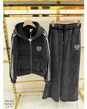 Женский костюм Утеплённый с начесом Фабричный Китай