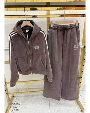 Женский костюм Утеплённый с начесом Фабричный Китай
