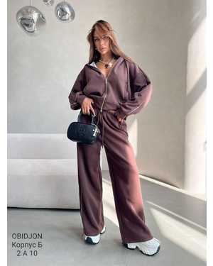 Женский костюм Утеплённый с начесом Фабричный Китай