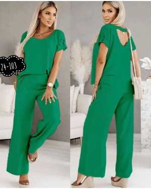 ЖЕНСКИЙ КОСТЮМ ДВОЙКА ТКАНЬ НЕЖНЫЙ СИНГАПУР