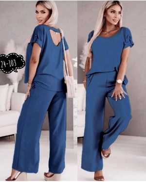 ЖЕНСКИЙ КОСТЮМ ДВОЙКА ТКАНЬ НЕЖНЫЙ СИНГАПУР