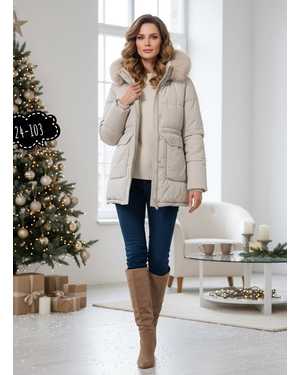 ЗИМНИЙ КУРТКА ТКАНЬ ХАЛАФАЙБЕР