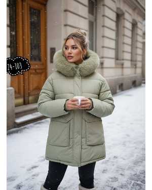 ЗИМНИЙ КУРТКА ТКАНЬ ХАЛАФАЙБЕР