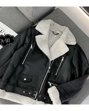 ДУБЛЁНКА ТКАНЬ КОЖА С МЕХОМ