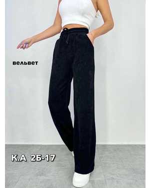 БРЮКИ ПАЛАЦЦО ТКАНЬ ВЕЛЬВЕТ