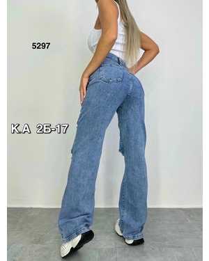 ДЖИНСЫ-ПАЛАЦЦО ТКАНЬ СТРЕЙТЧ