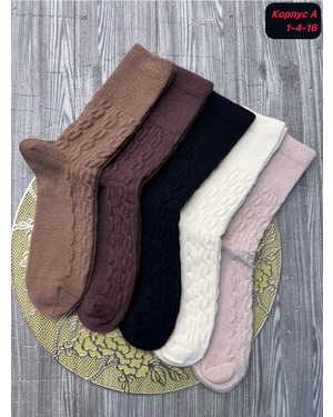 Женские носки Вязаные кашемир Размер 36-41 В упаковке 10 пар