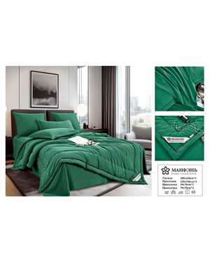 Комплект постельного белья Barhat с готовым одеялом. Ткань: Сатин бархатный Плотность: 160гр(возможно замена на похожее)