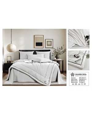 Комплект постельного белья Barhat с готовым одеялом. Ткань: Сатин бархатный Плотность: 160гр(возможно замена на похожее)