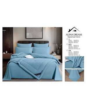 Комплект постельного белья с готовым одеялом. Ткань бархатный Сатин(возможно замена на похожее)