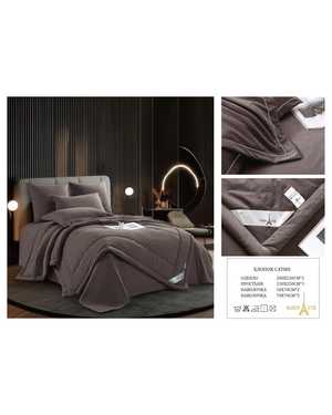 Комплект постельного белья с готовым одеялом. Ткань бархатный Сатин(возможно замена на похожее)