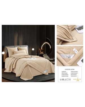 Комплект постельного белья с готовым одеялом. Ткань бархатный Сатин(возможно замена на похожее)