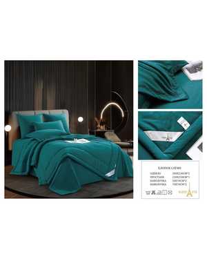 Комплект постельного белья с готовым одеялом. Ткань бархатный Сатин(возможно замена на похожее)