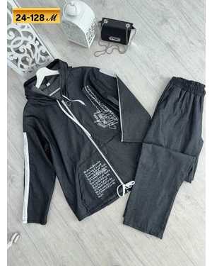 ЖЕНСКИЙ КОСТЮМ ДВОЙКА ТКАНЬ ВАРЁНЫЙ ДЖИНС