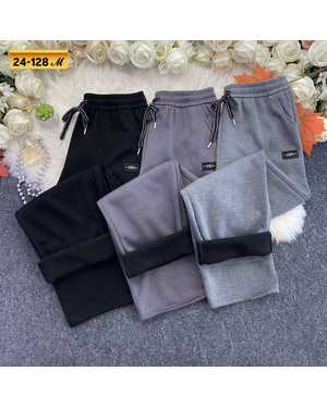 ШТАНЫ ТКАНЬ ТРИКОТАЖ С МЕХОМ