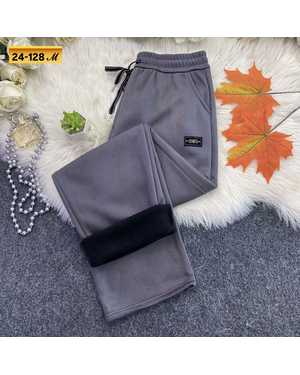 ШТАНЫ ТКАНЬ ТРИКОТАЖ С МЕХОМ