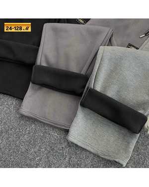 ШТАНЫ ТКАНЬ ТРИКОТАЖ С МЕХОМ