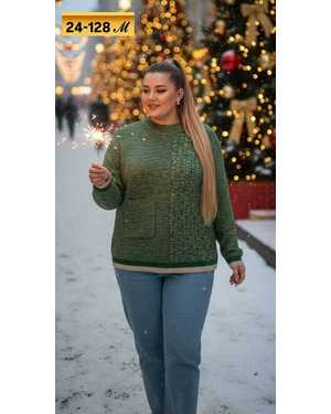 СВИТЕР ТКАНЬ ТЁПЛАЯ ВЯЗКА
