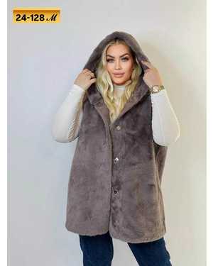 ЖИЛЕТ ТКАНЬ ИСКУССТВЕННЫЙ МЕХ
