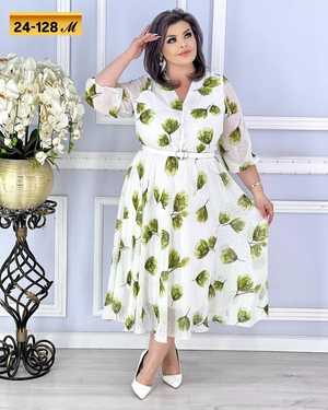 ПЛАТЬЕ ТКАНЬ ШИФОН С ПОДКЛАДКОЙ