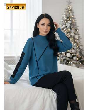 СВИТЕР ТКАНЬ КАШМИР ФАБРИЧНЫЙ