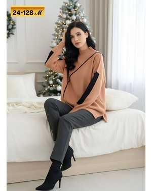 СВИТЕР ТКАНЬ КАШМИР ФАБРИЧНЫЙ